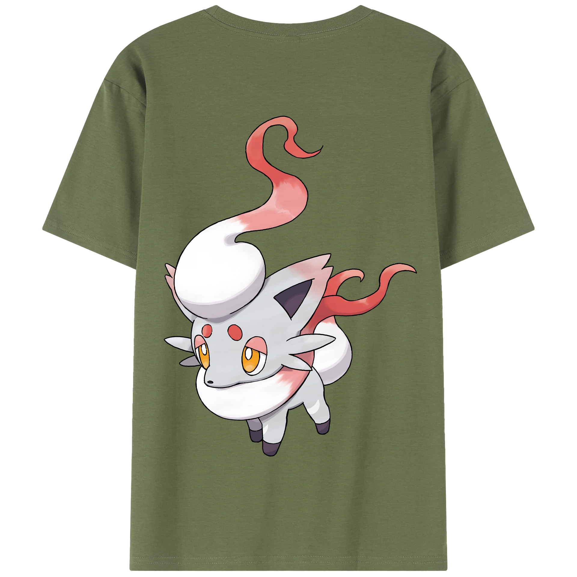 （画像用） ポケットモンスター Pokémon 綿100％半袖Tシャツ（背面プリント）
